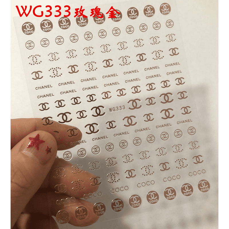 Sticker decor unghii WG333