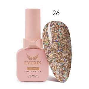 Oja Semipermanenta Everin Celebrity 15ml- 26 TPO Free