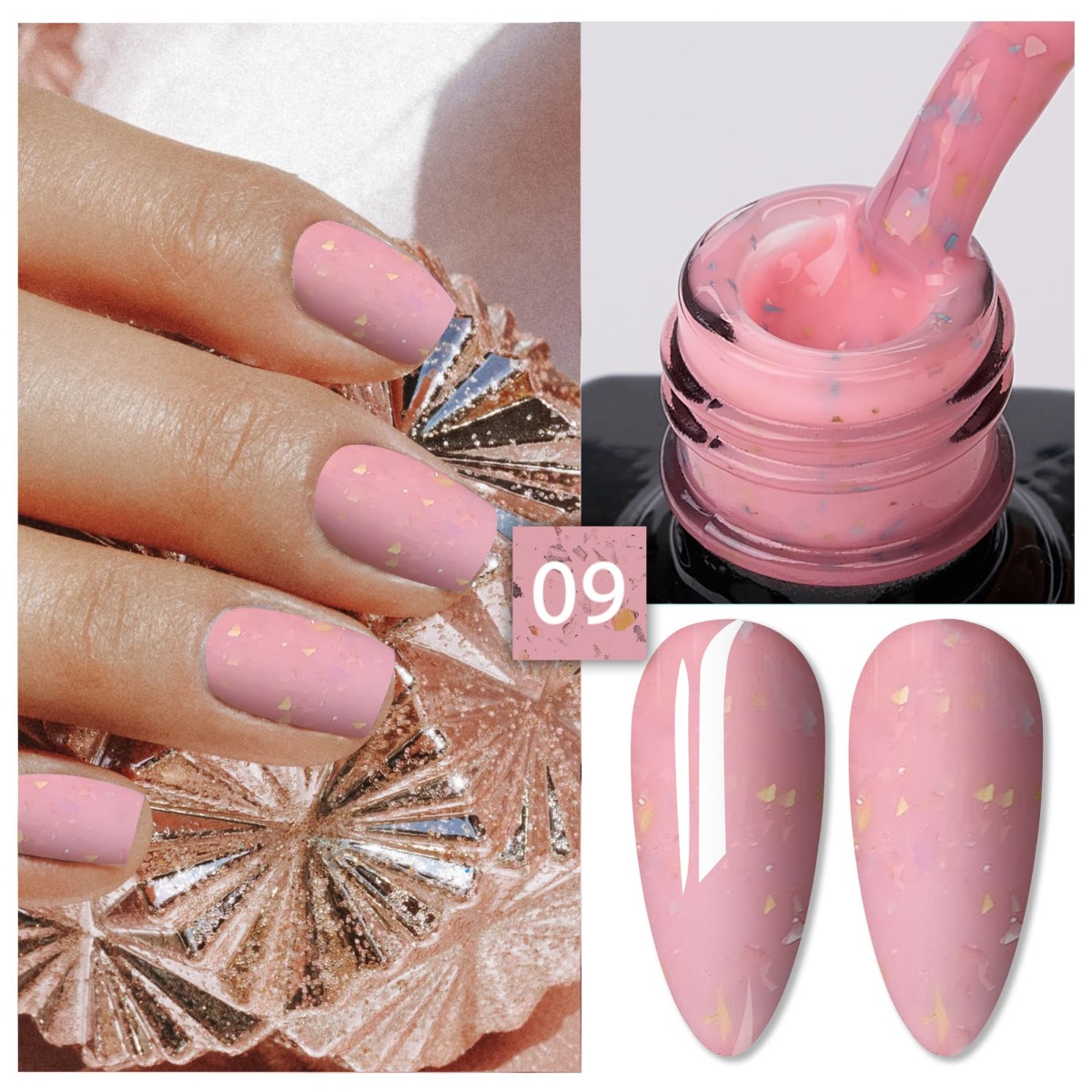 Rubber Cover Base Everin 15ml- GOLDEN TIME 09