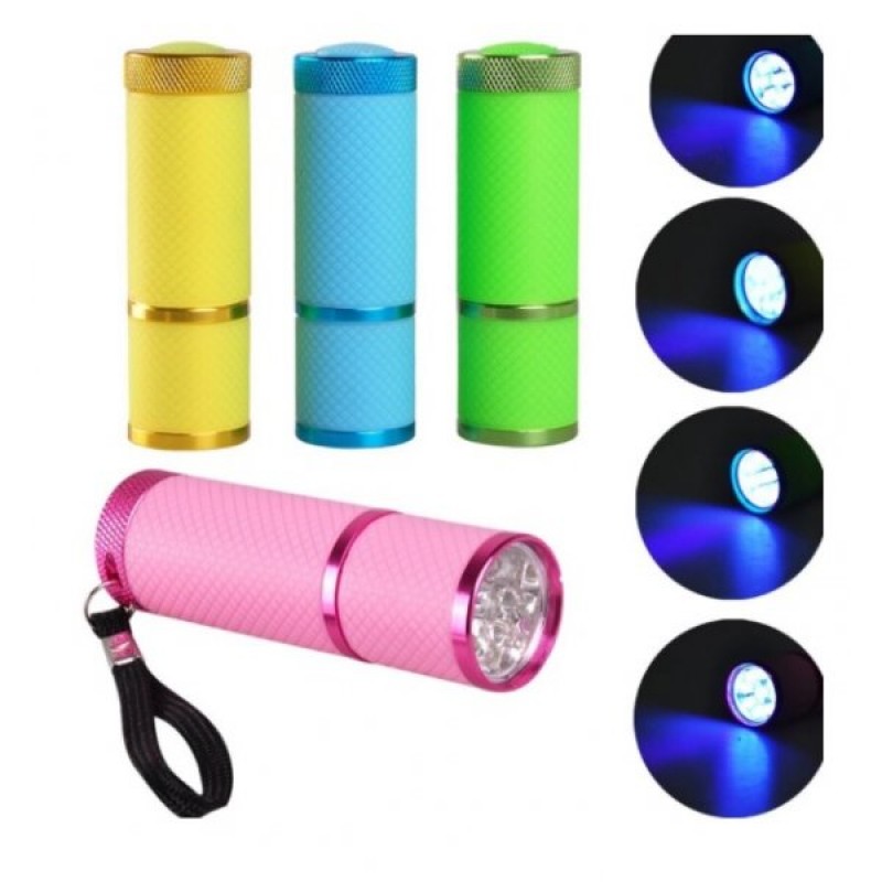 Mini lampa UV 9w tip lanterna- diverse culori