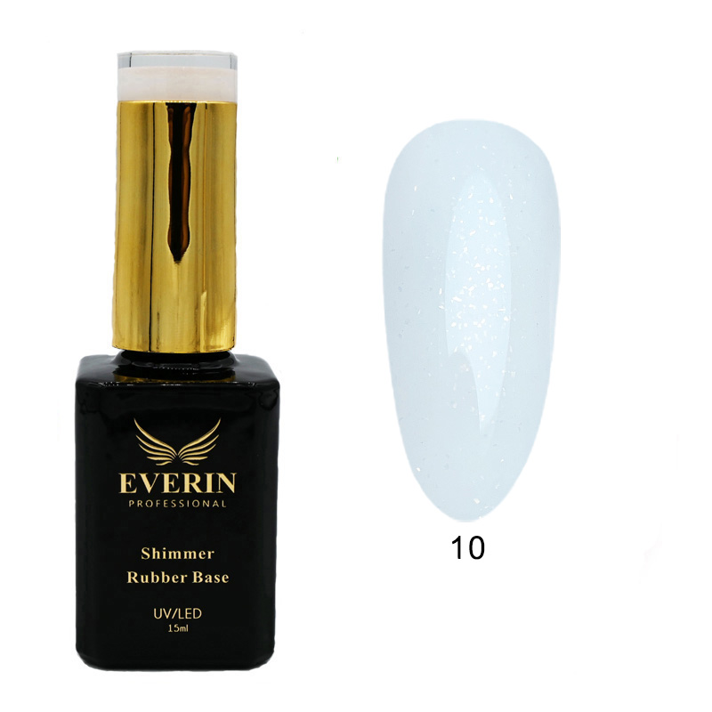 Shimmer Rubber Base Everin 15ml- 10