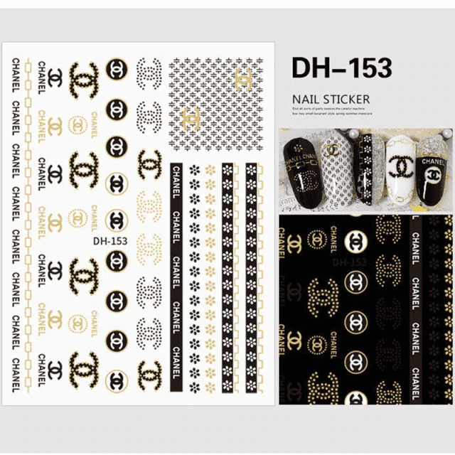 Sticker decor unghii DH-153 – DH-156 Everin imagine noua 2022