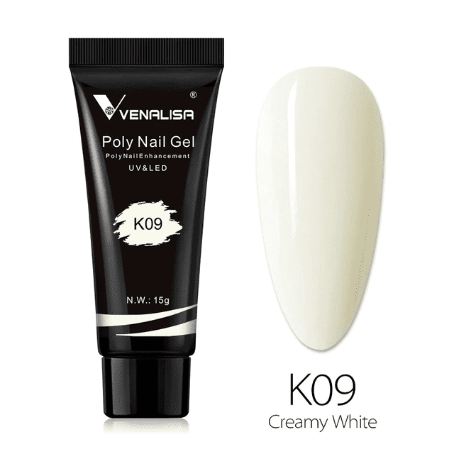 Polygel Venalisa 15ml- K09 Creamy White – K01 Everin imagine noua 2022