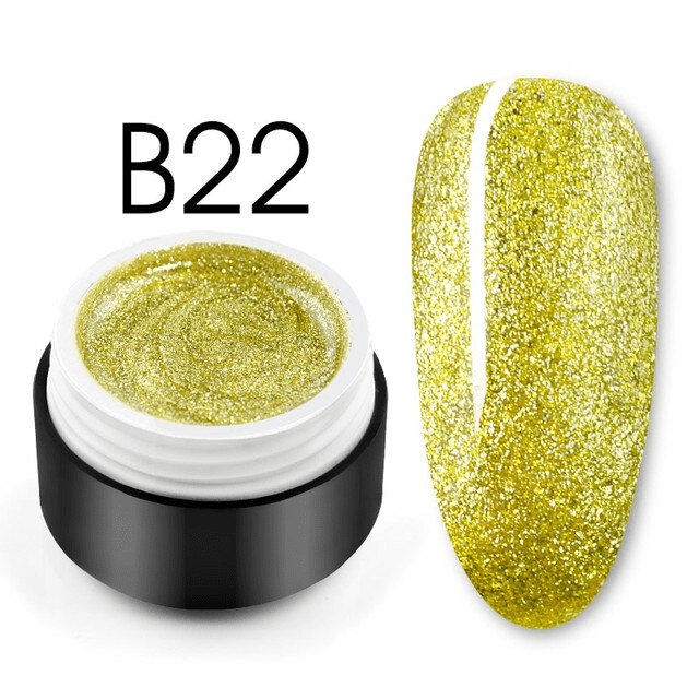 Shiny Platinum Color Gel B22 - B22