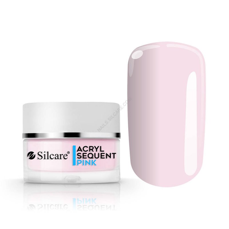 Pudra acrilica sequent lux pink 12gr- silcare – PABO-CLEAR12 Everin imagine noua 2022