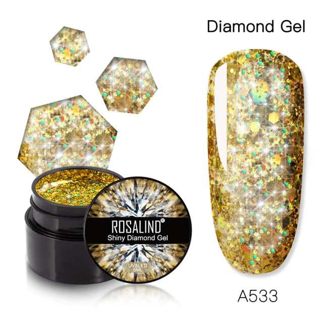 Shiny diamond color gel a533 – a533 Everin imagine noua 2022