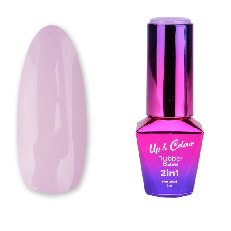 Baza rubber color Molly Lac- Violet Touch – B2IN1-BB Everin imagine noua 2022