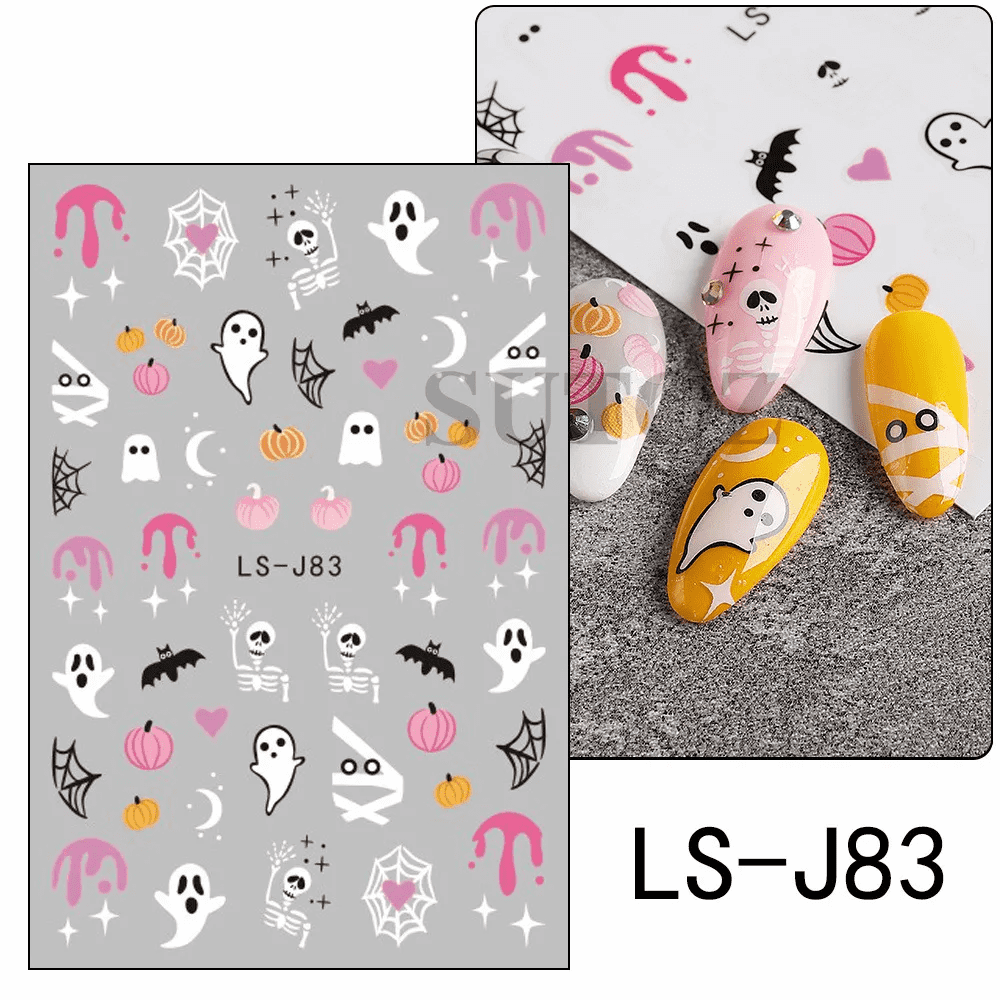 Sticker Decor Unghii Halloween LS-J83 - LS-J84 - EVERIN