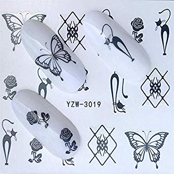 Tatuaj decor unghii YZW-3019 – YZW-3019 Everin imagine noua 2022